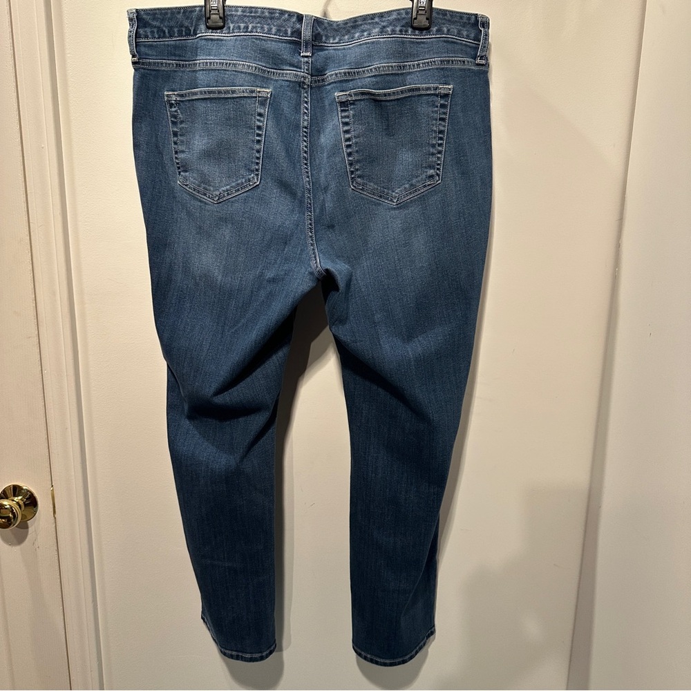 St. John's Bay Classic Blue Straight Leg Jeans - Picture 7 of 8